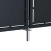 Portail de jardin - VIDAXL - Acier - 300x150 cm - Anthracite - Battant