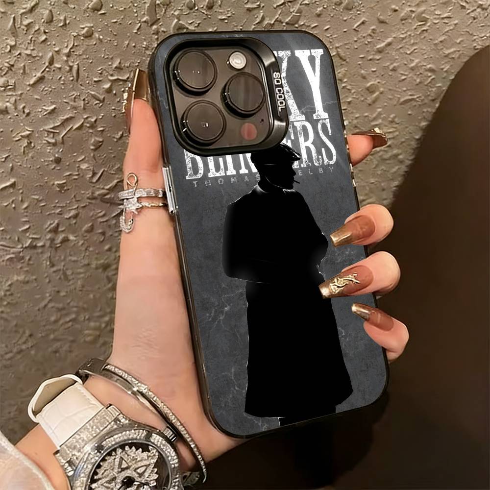 

Peaky Blinders tommy shelby Phone Case For iPhone 17,16,15,14,13,12,11 Plus,Pro Max,XS,Colorful Silver Black Cover iPhone15promax