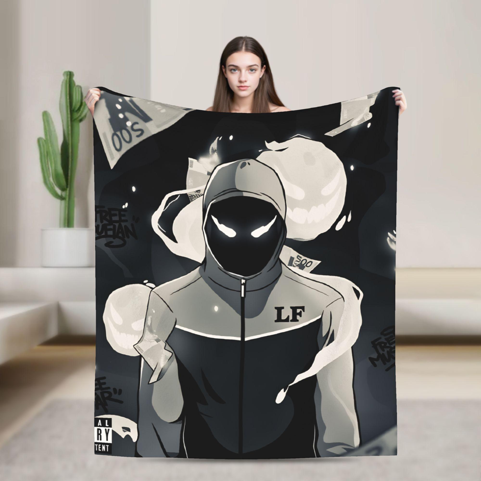 

B-bENY Rapper JR Warm Soft Blanket Airplane Travel Plush Throw Blanket Print Outdoor Flannel Bedspread Sofa Bed Cover 30x40in