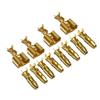 Tin Plated Copper Material Wire Connection Terminal Connector Set Transparent Sheath Male Female