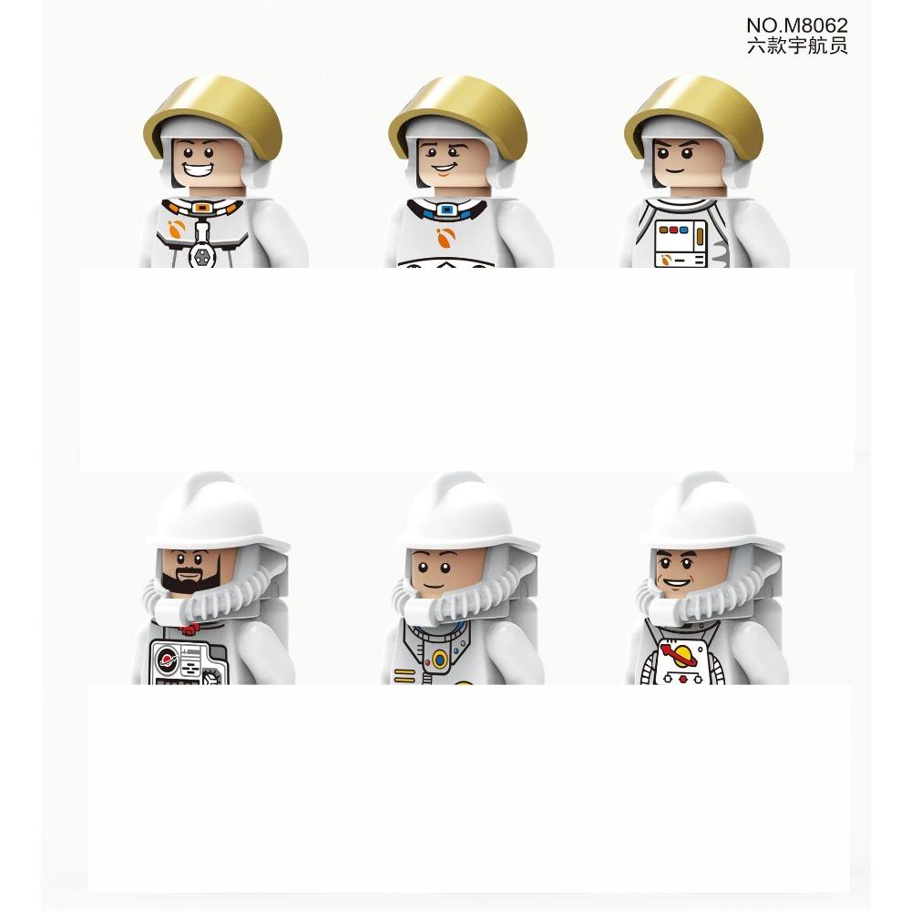 Stadt Charaktere Actionfiguren Bausteine Polizist Lehrer Feuerwehrmann Beruf Mini Figur Puppen Bricks Set Kinderspielzeug