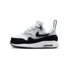 Air Max 1 EasyOn TD Bianco Nero Sneakers da Bambino Platino Puro DZ3309-106