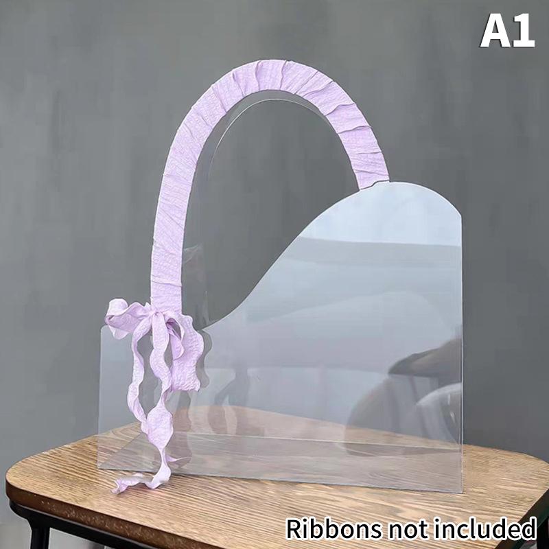 Przezroczyste pudełko na świeże kwiaty dla zwierząt, bukiet, torebka, opakowanie na kwiaty, torebka, festiwale, prezent na przyjęcie, opakowanie na róże, przenośna torba do pakowania