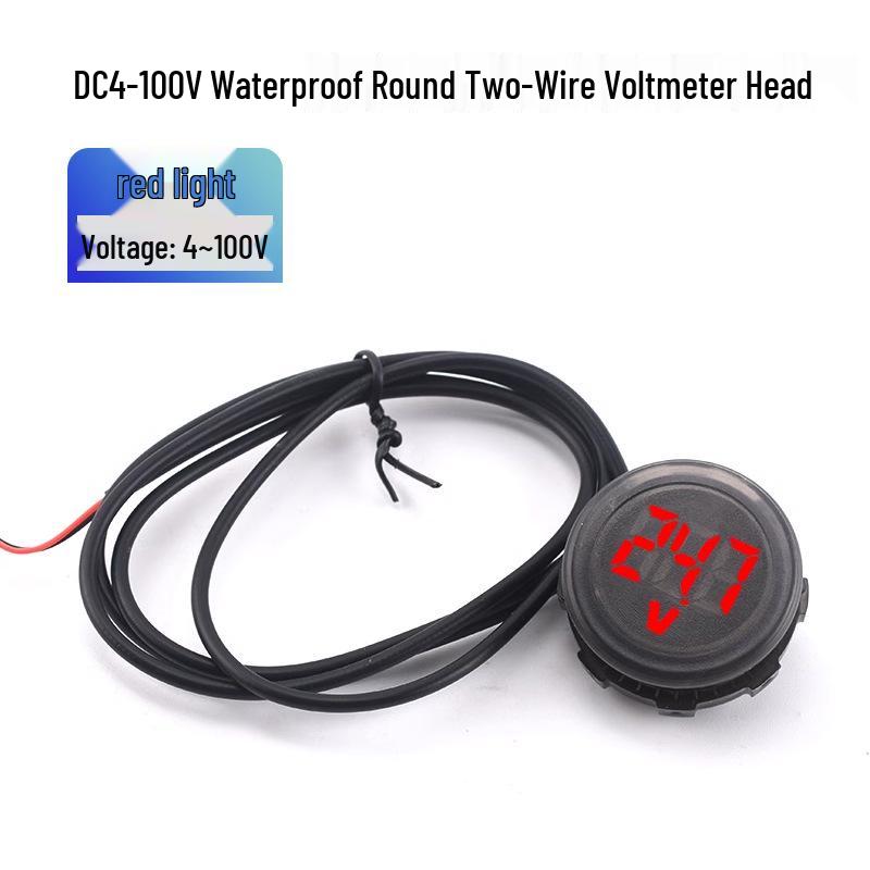 Digital Voltmeter Head: 0.28/0.36/0.56 Inch, 30V-120V, Two/Three-wire Options, With/Without Shell