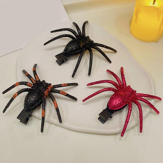 1/2Pcs Halloween Spider Hair Clip Decorative Hair Pins Women Hairpin Headpiece Cosplay Costume Accessory