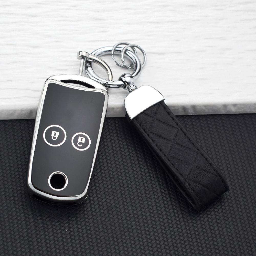 TPU Car Flip Key Case Cover For Acura TL TSX ZDX RSX CRZ Honda Civic Fit Accord CRV HRV Jazz Odyssey Car Key Chain Accessories