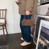 Autumn and Winter New Retro Suede Versatile Single Shoulder Diagonal Span Small Bag Pillow Bag Portable Women's Bag Tide