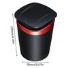 Car Ashtray Portable Mini Car Trash Can Ashtray with LED Blue Light  Long Lasting Heat Resistant Smokeless AshTray Car