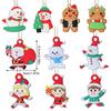 Christmas Tree Hanging DIY Crafts Gingerbread Man Pendants Festival Decorating Window Ornaments Home Living Room Lanyard