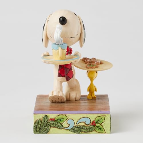 JIM SHORE Snoopy & Woodstock Cookies <Christmas> 6017233