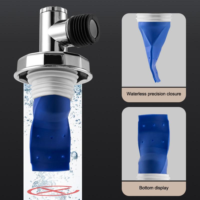 Downpipe Washing Machine Deodorant Three Head Through Drain Pipe Floor Drain Special Joint Deodorant Overflow Three-Way Shunt