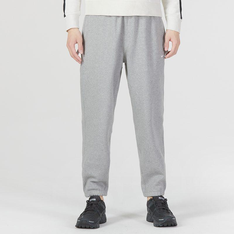 Nike Solo Swoosh Knitted Sweatpants Men's Gray DX1365-063