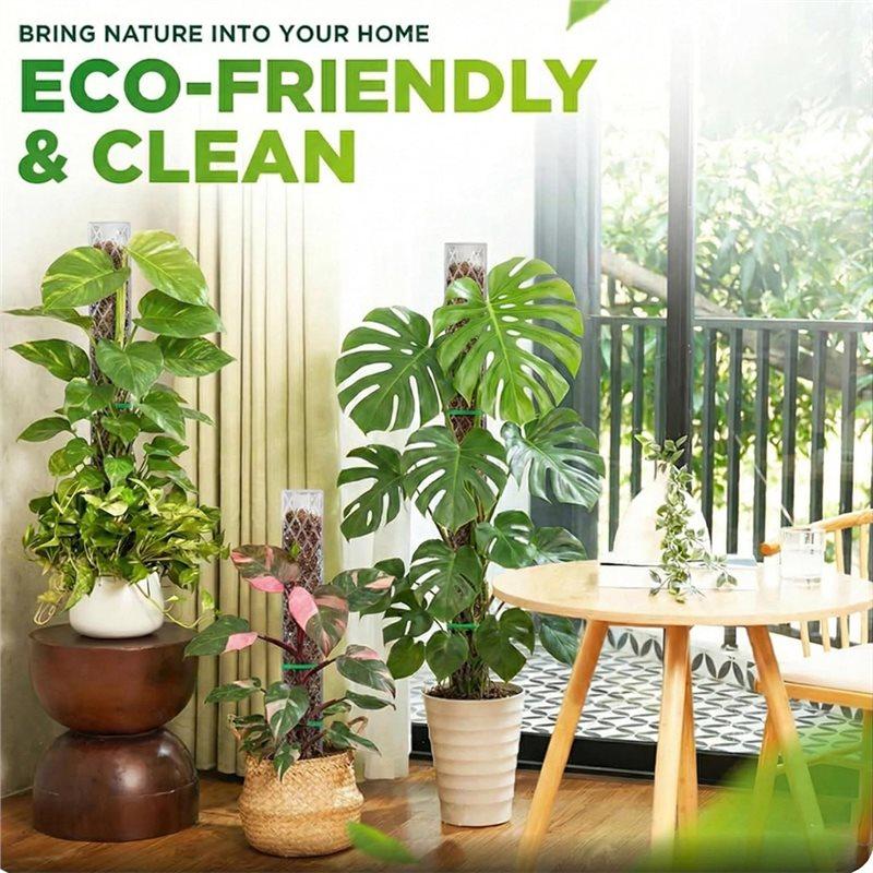Fresh Plastic For Climbing Plants Moss Pole For Monstera 16 Inch Sphagnum Moss Support Indoor Plant Work
