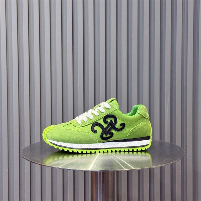 European Forrest Gump Shoes Yellow Sports and Leisure Shoes Wear-resistant Soft-soled Trendy Shoes Retro