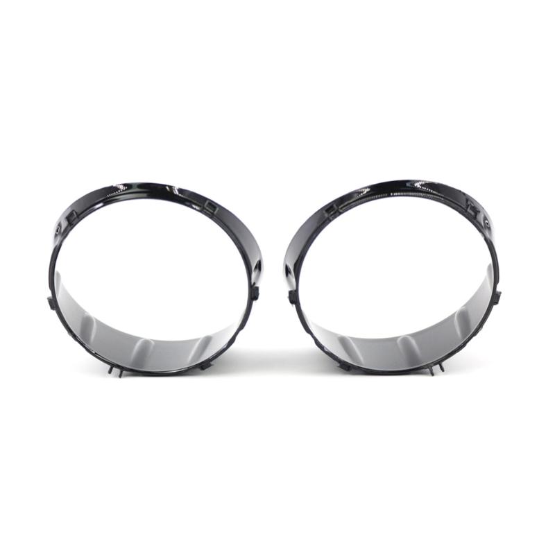 High-performance Front Bumper Fog Light Chrome Ring Cover for R55 R56 R57 R58