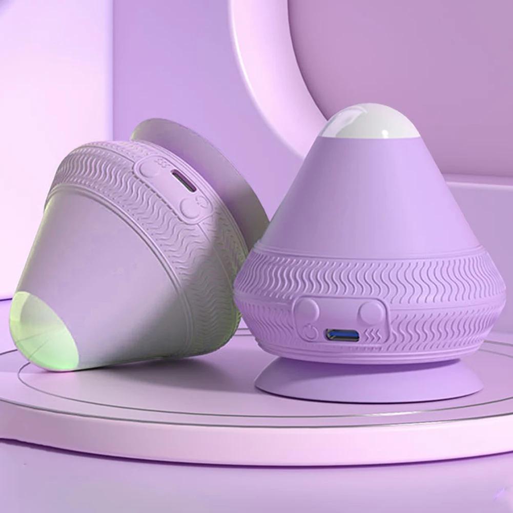 Massage Ball with Heat with Suction Cup Massage Cone Ball 2 Gear Temperature Electric Vibrating Massage Ball for Neck Waist Back