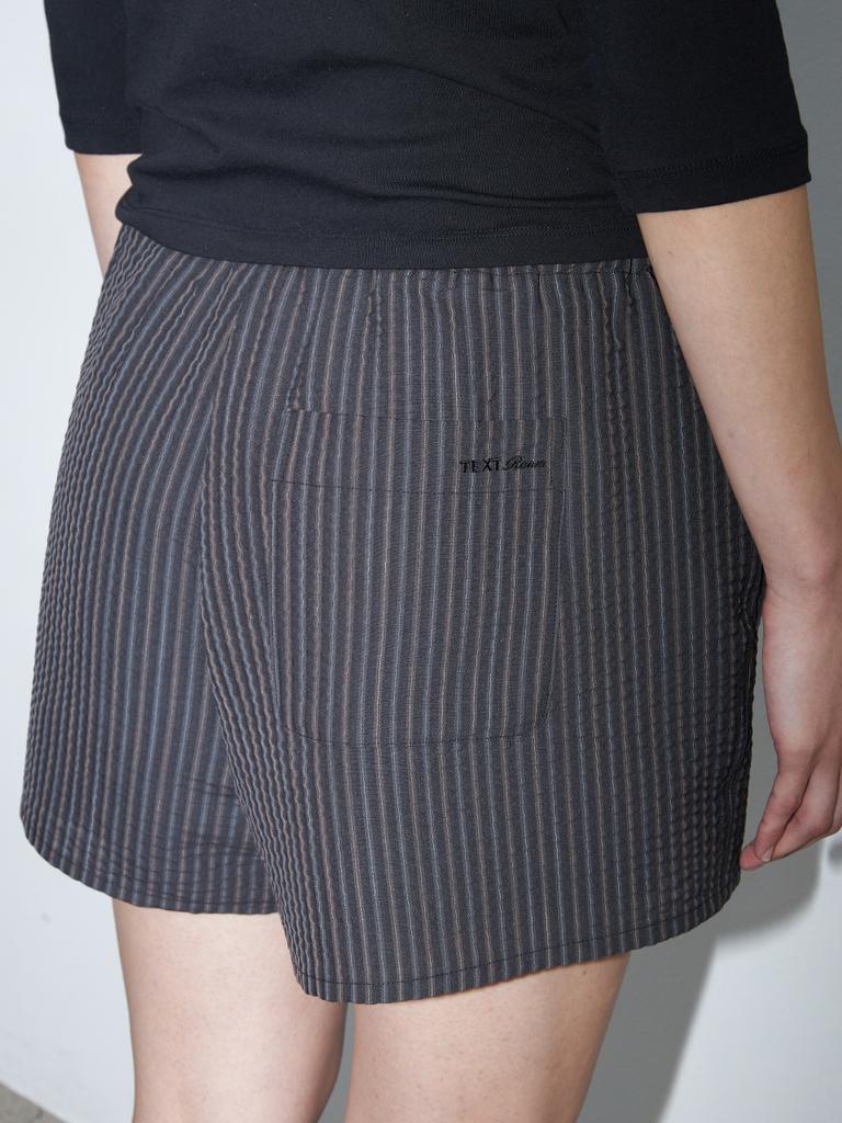 TEXT ROOM Agnes Boxer Shorts_Black