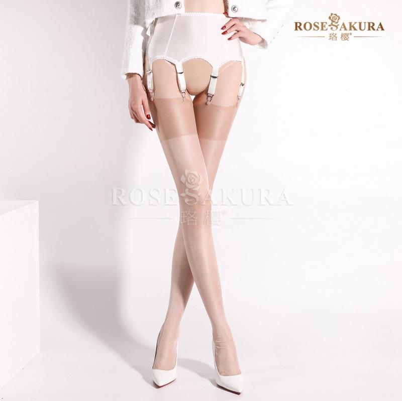 Sexy Ultra-Thin Non-Elastic Shonny Thigh High Stocking Breathable Underwear See Through Socks Women Summer Fashion Ol Ootd