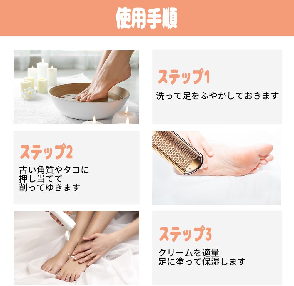 ASXMYAQ Foot Callus Foot Pedicure Stainless Steel Foot Heel Callus Callus Hard Skin Remover for Wet and Dry Feet File, Remover, Scraper, Tool, Rasp,