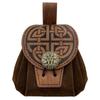 Medieval Nordic Viking Round Pouch Retro Cosplay Prop
