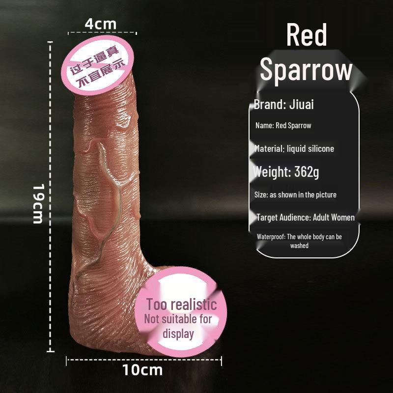 Vibrador de silicone realista: Brinquedo Adulto de Carne Macia para Mulheres