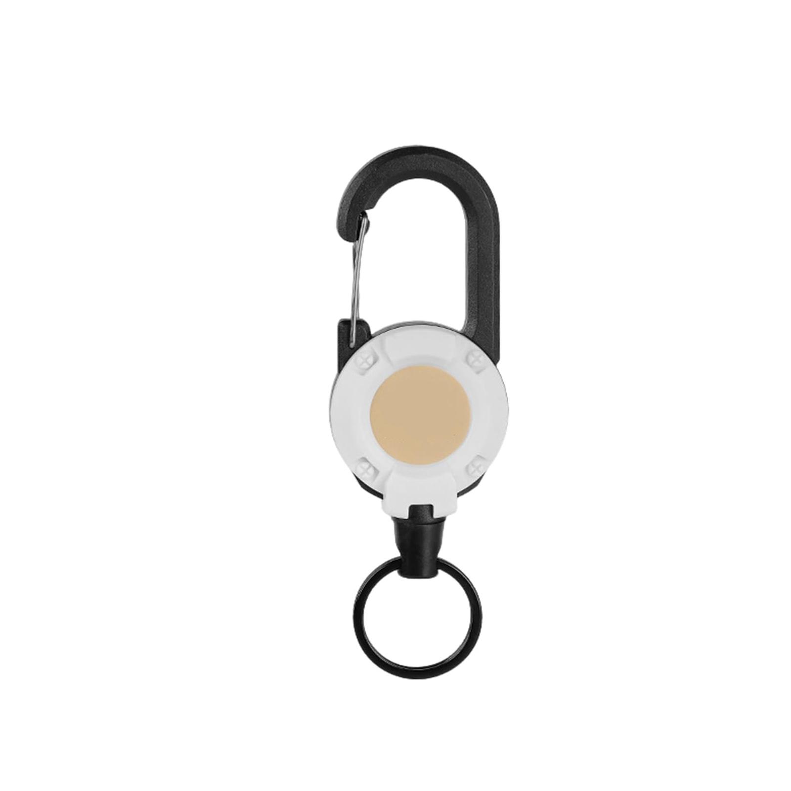 

Easy To Pull Buckle, Telescopic Buckle, Steel Wire Rope, Multifunctional Keychain, Camping High Loss Rope, Easy To Pull One Size белый