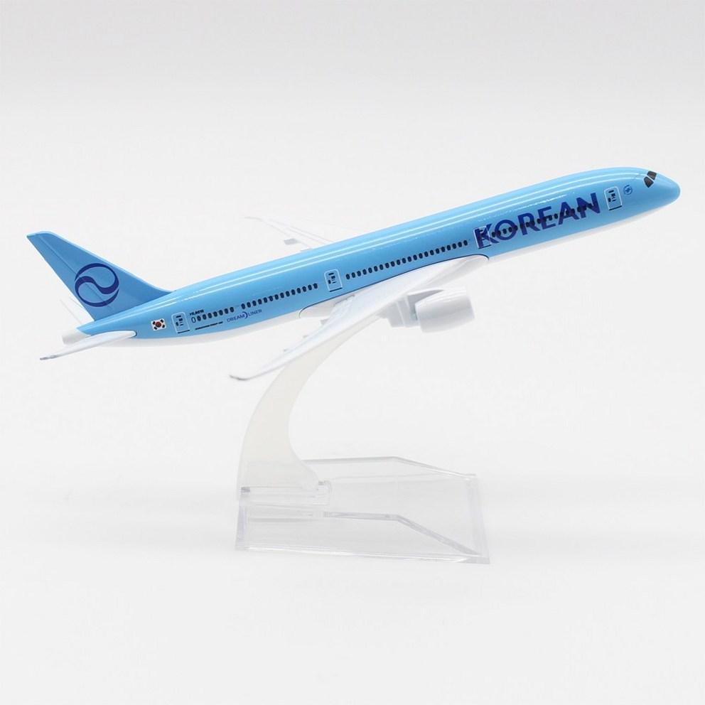JJC Die-cast Miniature Airplane Model, New Livery Korean Air A350 (1:400 Scale, 16cm)