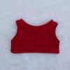 High Neck Sleeveless T-shirt for 10cm-20cm Dolls - Versatile Cotton Plush Fabric