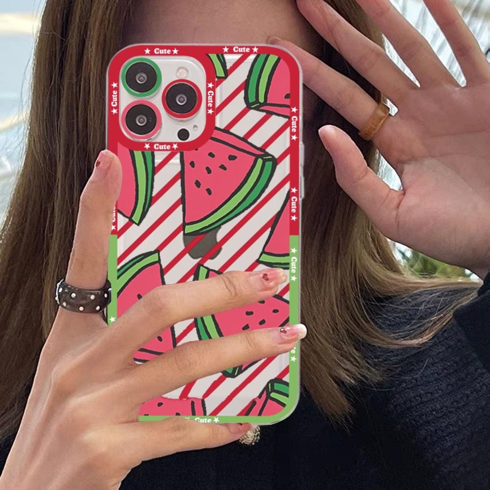 

Watermelon Pattern Phone Case For Redmi 7 8 9 A For Redmi Note 5 7 8 9 10 11 Pro Max 4G 5G Funfas Redmi 6Pro