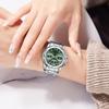 Business Casual Women's Watch Multi-functional Petal Mirror Luminous Steel Band Women's Watch
