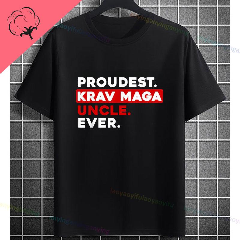 T-shirt Graphique Drôle Eat Sleep Krav Maga Repeat 100% Coton Manches Courtes T-shirt Décontracté Pour Entraînement Arts Martiaux Tenue de Sport