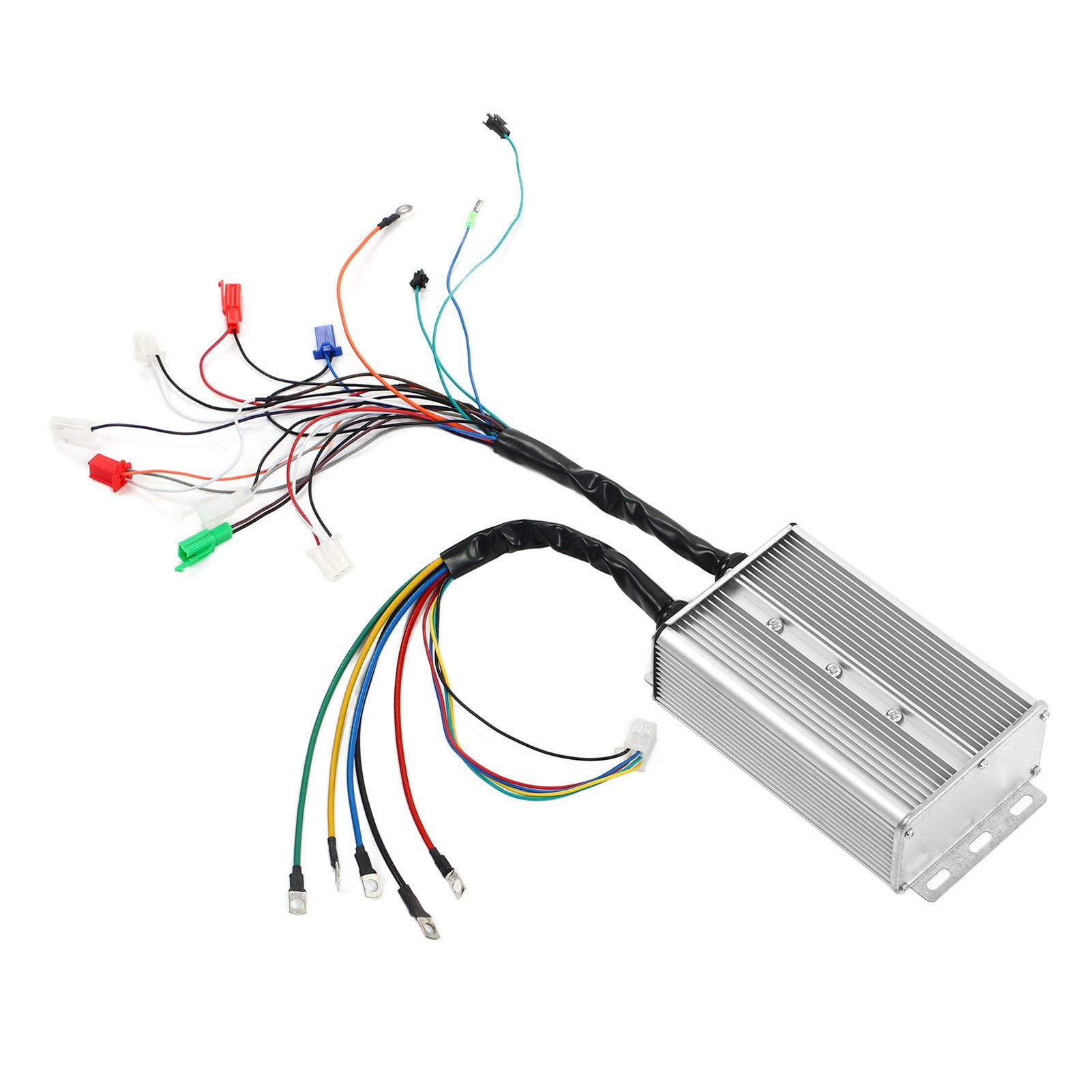 

Brushless Motor Controller 72V 84V 1500W 18 Tube Dual Mode Aluminum Alloy Brushless Controller for Electric Bikes
