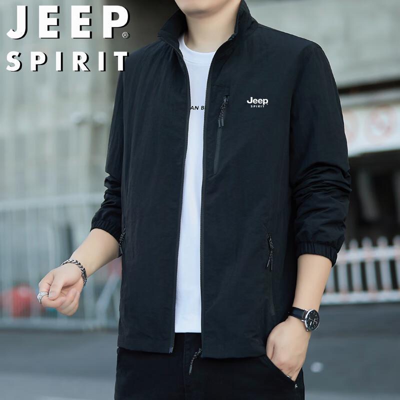 

JEEP SPIRIT Men s Windproof Stand Collar Jacket 5XL