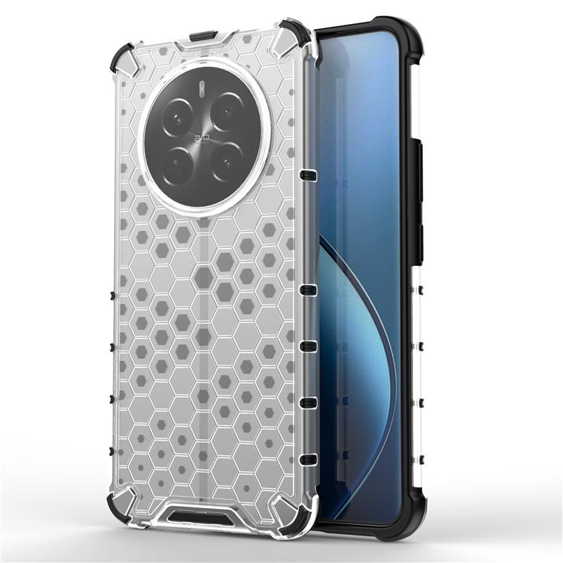 

For Realme 12 Plus Case Realme 12 Plus 5G Cover Honeycomb Style Bumper Shield Protective Phone Cases On Realme 12 Pro Plus Funda For Realme 12 4G чистый