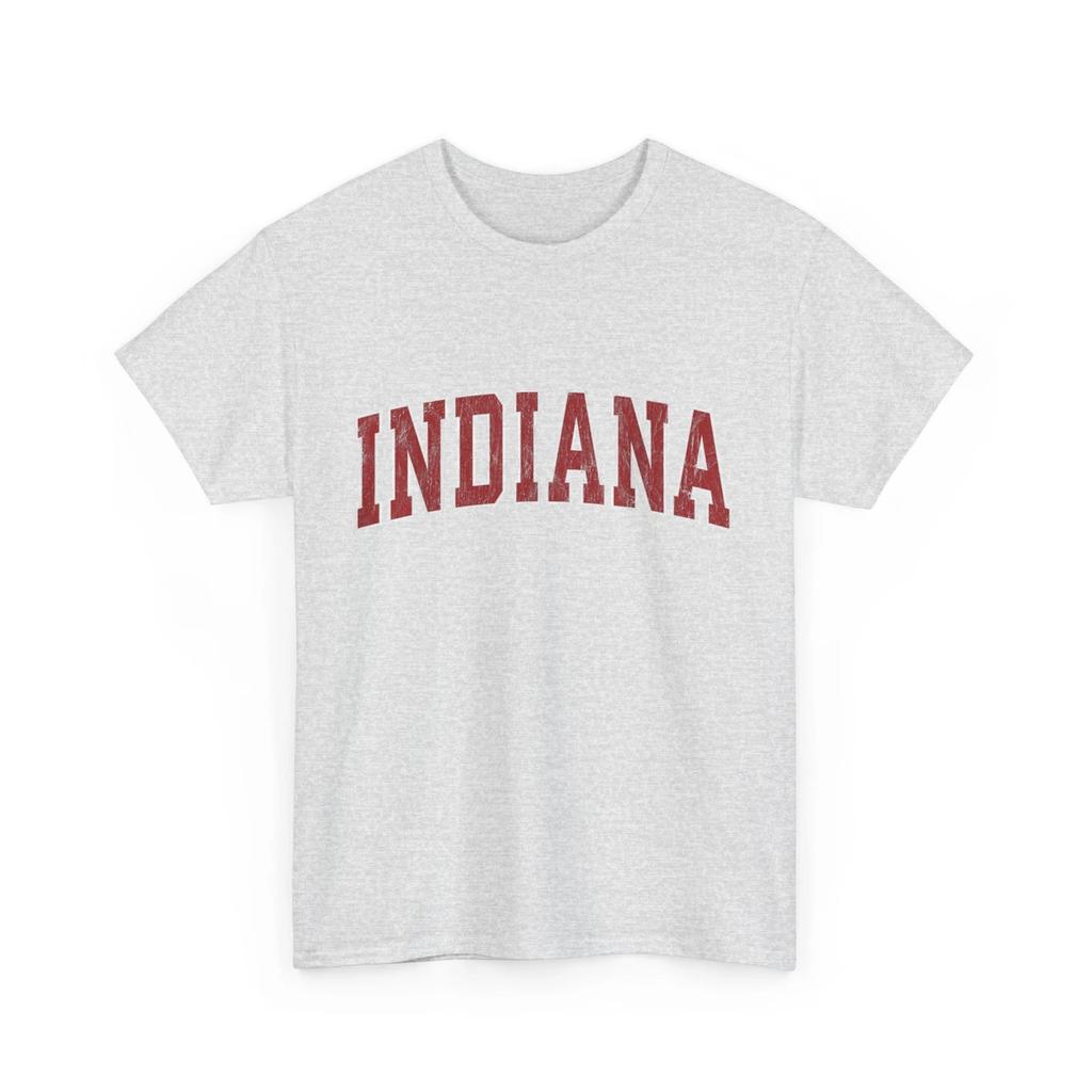 Indiana IN Retro Tee Indiana IN Vintage Athletic Sports Design Red Style T-Shirt
