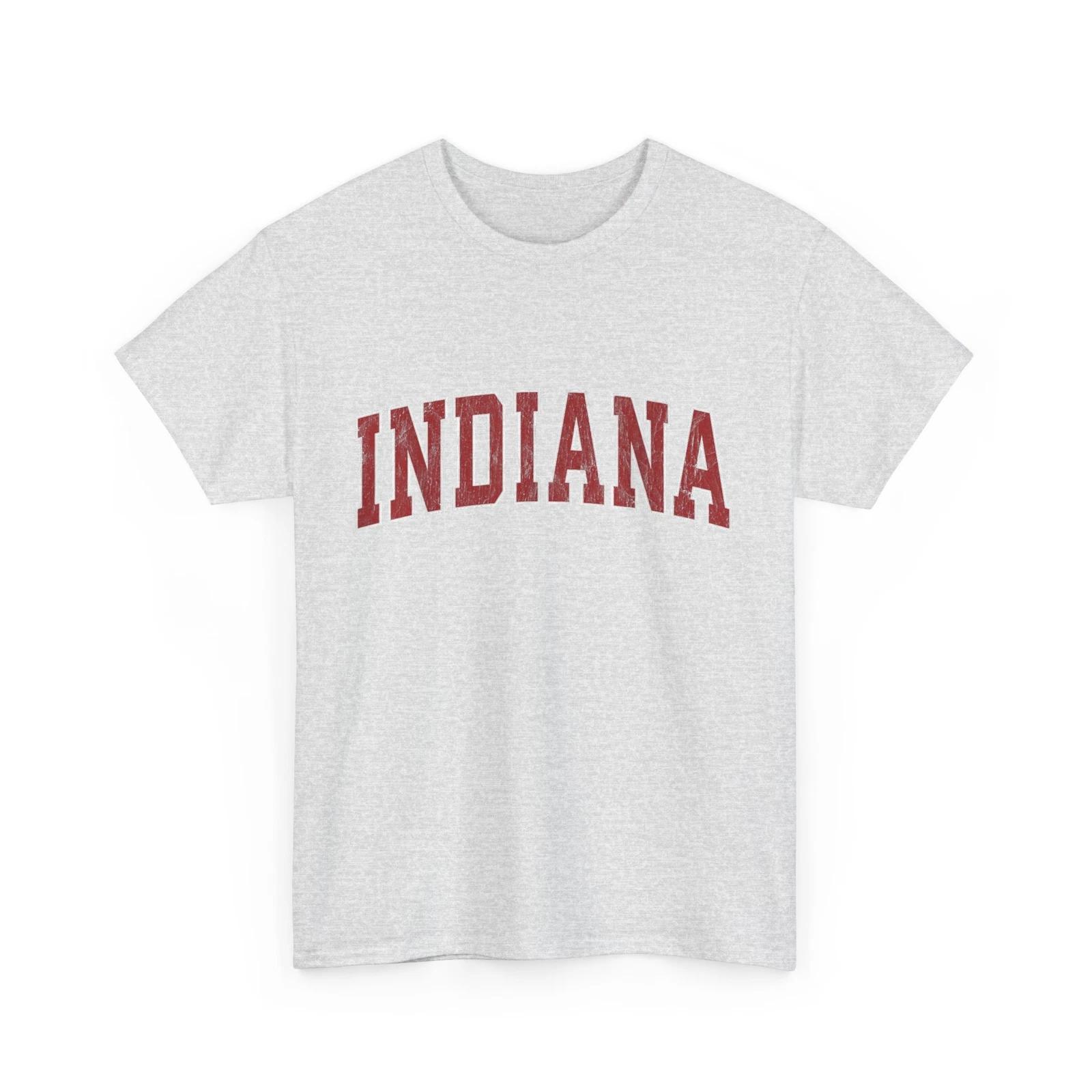 

Indiana IN Retro Tee Indiana IN Vintage Athletic Sports Design Red Style T-Shirt 2XL