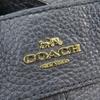 Used COACH Tote Bag F28992 leather Dark navy Shoulder