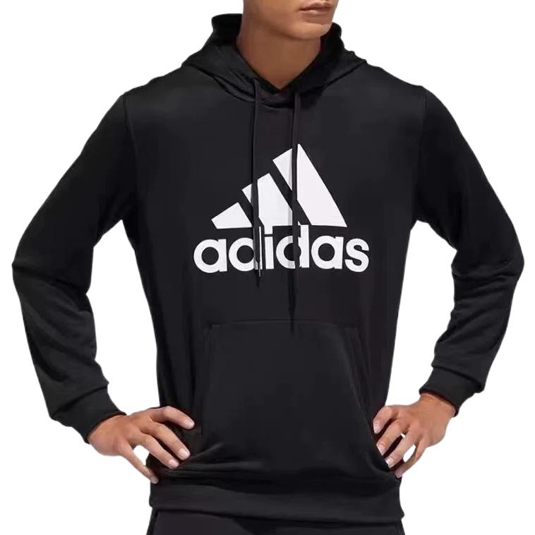 adidas Sweatshirts Men's Black Hooded Moderate Regular GH6663