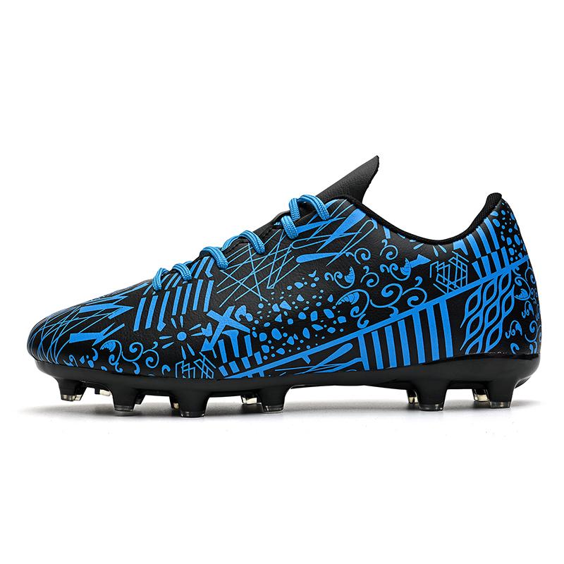 Mens Soccer Shoes  New Artificial Grass Society Football Boot Professional Comfort Field Training Five-a-side Soccer Shoes