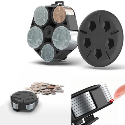 Multifunctional New Portable Plastic Game Coin Categorizing Box Outdoor Hanging Waist Loss Prevention Dollar Coin Organizer Box
