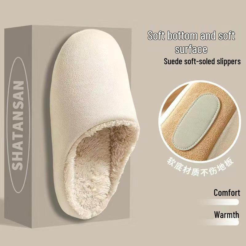Pantofole da Donna in Cotone Silenziose a Punta Aperta - Suola Morbida in Tessuto, Lavabili in Lavatrice, Perfette per l'Autunno e l'Inverno in Casa