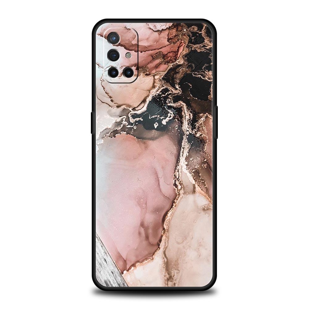 Phone Case For Oneplus 13R 13 12 10T 11 R10 Nord N100 N200 N10 9 9R CE 2 3 Z Pro Lite 5G Soft TPU Cover Vintage Marble Funda Bag