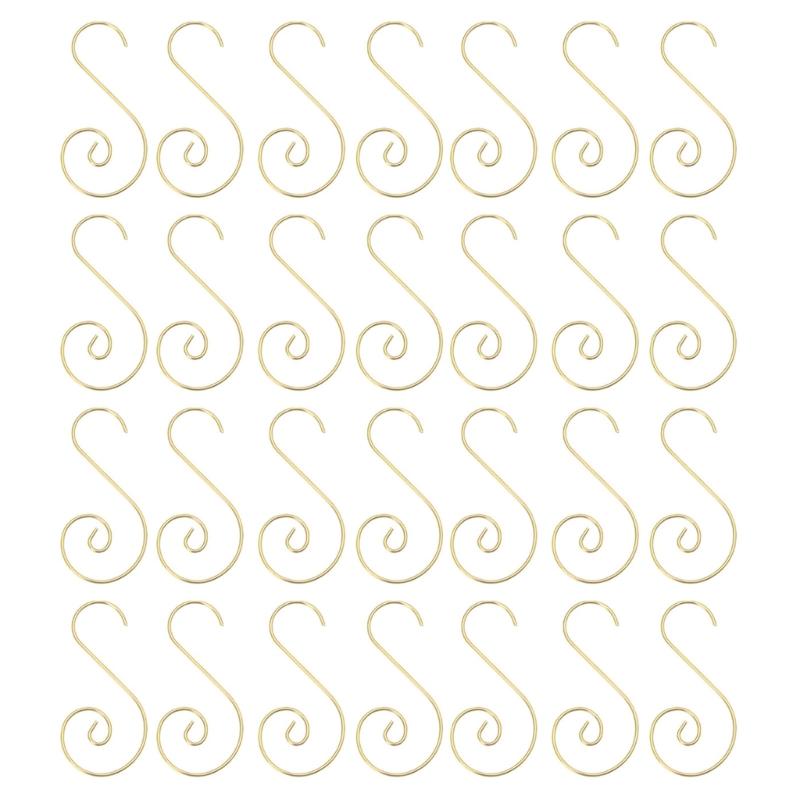 

100pcs Elegant Christmas Ornament Hangers Hooks for Tree Decoration and Crafts Stylish Ornaments Hanging Solution