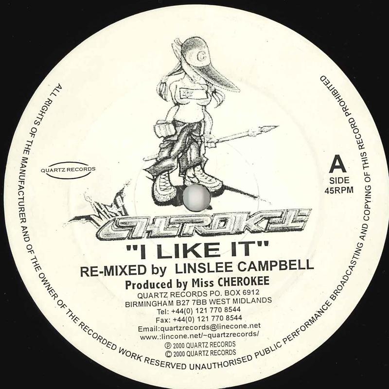 

12inch Record CHEROKEE - I Like It / Bad Boy QRS22R QUARTZ 2000 UK Rap & Hip-Hop/R&B Used
