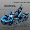 1:24 BOLIDE Atlantic Toy Car Model Alloy Diecast Sound Light Pull Back Doors Opened Vehicle Models Toys for Kids Gift Collection