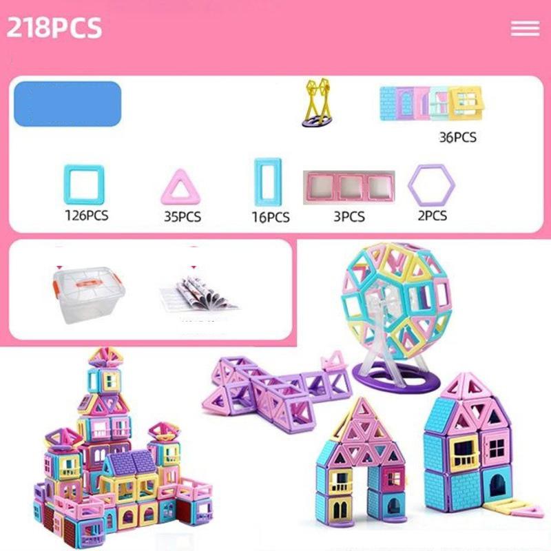 Blocks Building Magnetic Set Construction Toy Magnets Educational Toys Children