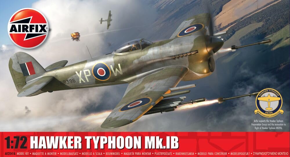 

Airfix Hawker Typhoon Пластиковая модель 1/72 Mk.1B X-2041B (Самолет)