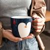 Handcrafted Animal Print Mugs: 15Oz/450Ml Ceramic Fox And Penguin Mugs, Microwave And Dishwasher Safe, Perfect for Coffee, Tea, And More