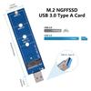 Compactly M.2NGFF SSDs To USB3.0 Adapter Converter Supports Multiple Size and Operating Systems Highly Speed Access