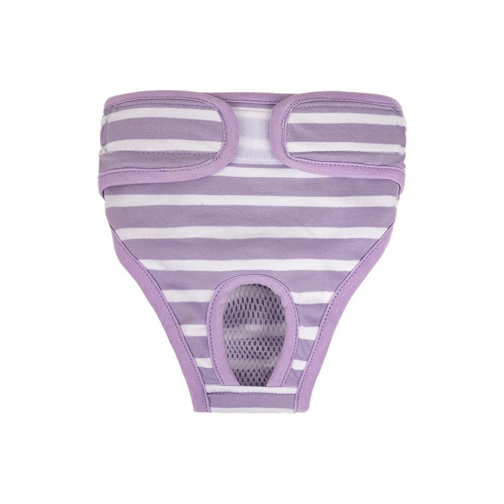 Haustier Gestreifte Physiologische Hose Anti Belästigung Baumwolle Hündin Menstruation Elastische Kanten Verhindern Strangulation Haustierprodukte